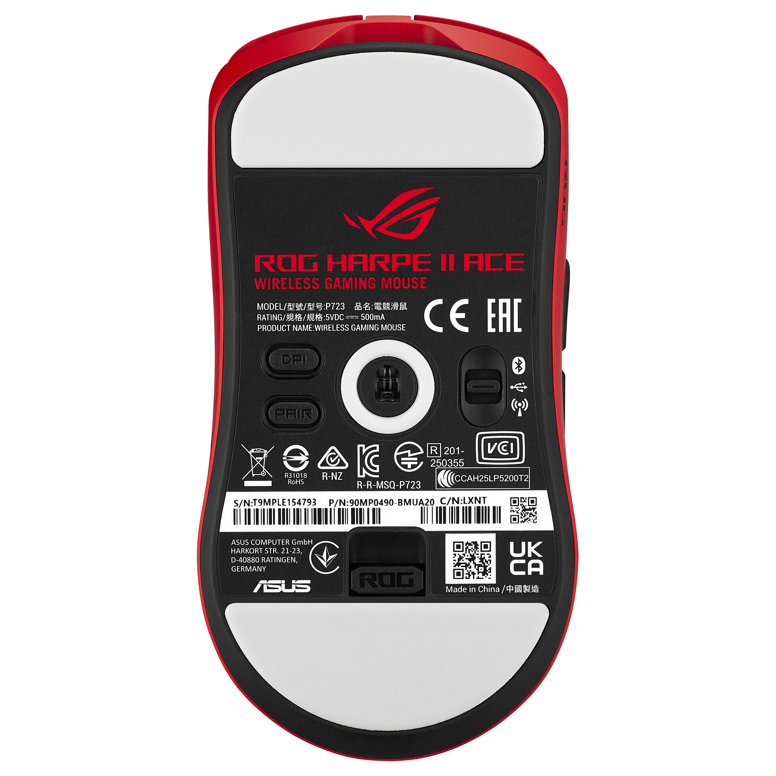 Maus Gaming Asus ROG Harpe II Ace / Wired & Wireless - Kuqe - 2