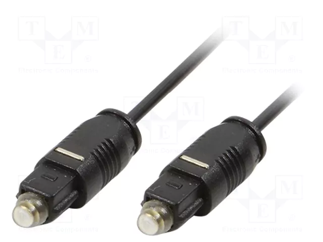 Kabllo Audio Optike LogiLink CA1010 / Toslink - Toslink / 5 m - Zezë