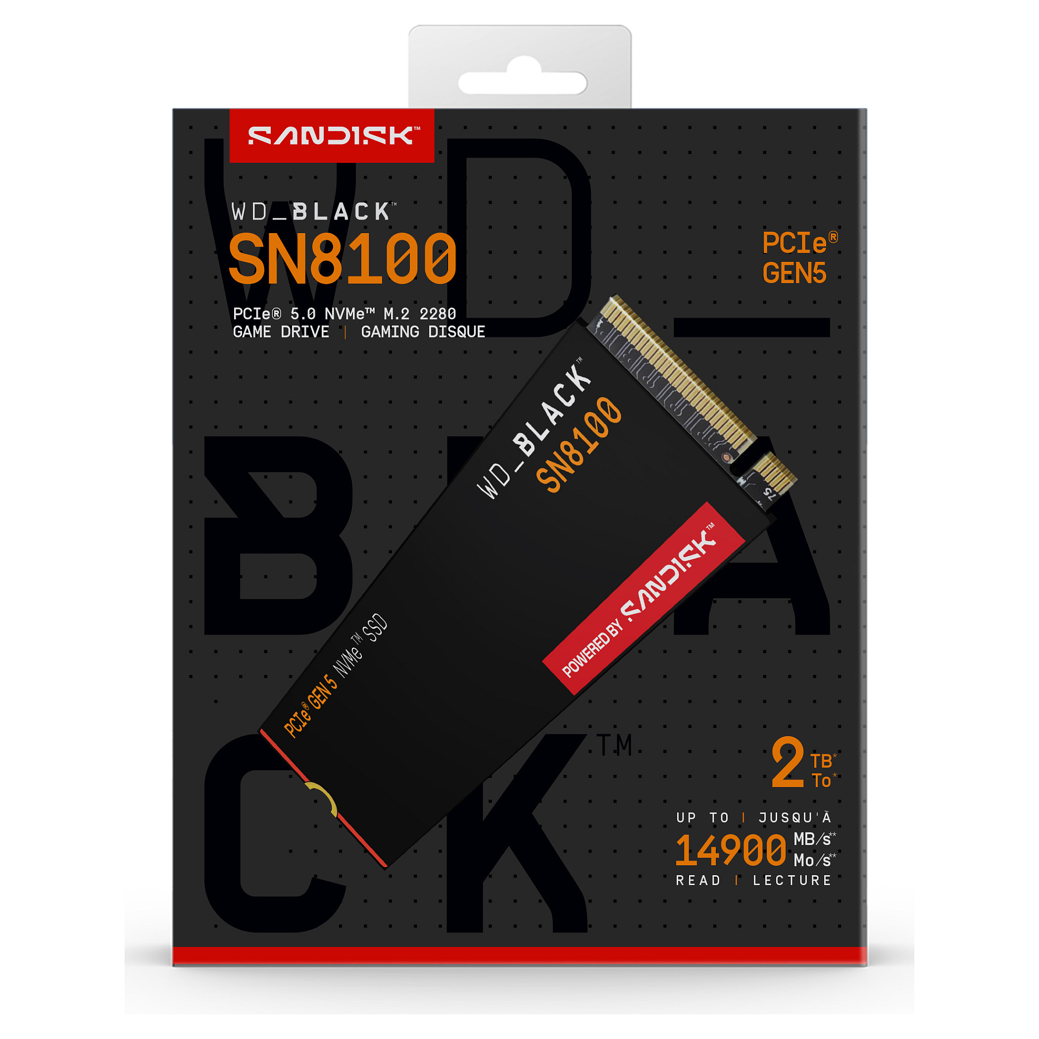 SSD të Brendshme 2TB M.2 WD Black SN8100 NVMe PCIe 4.0 x 4 - 6