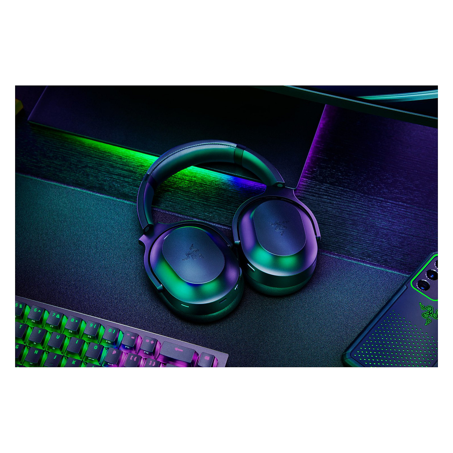 Kufje Gaming Razer Barracuda Pro / Wireless & Wired / Bluetooth 5.2 / 50mm / ANC / Mikrofon - Zezë - 4
