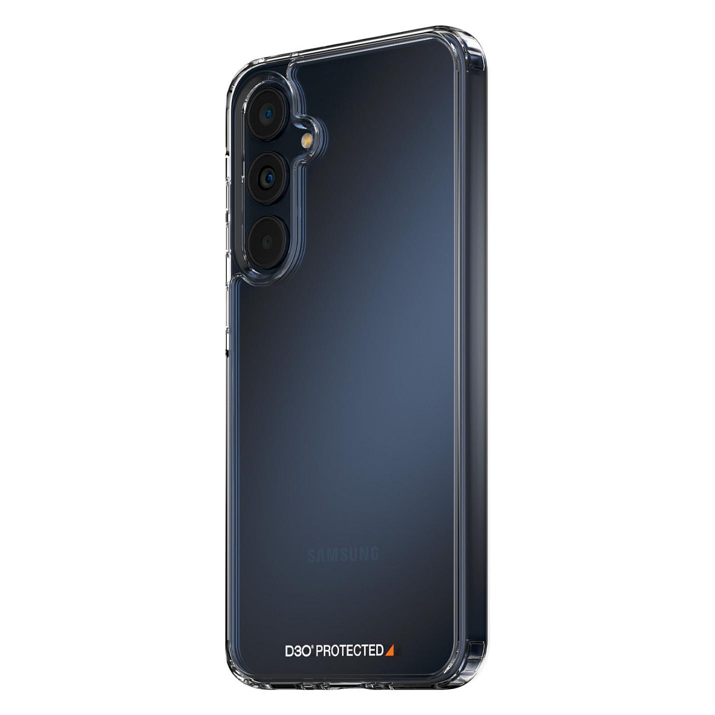Case për Telefon PanzerGlass HardCase, Samsung Galaxy A35 5G, D3O, Rezistencë ndaj Rënieve deri në 4.8 m – Transparent