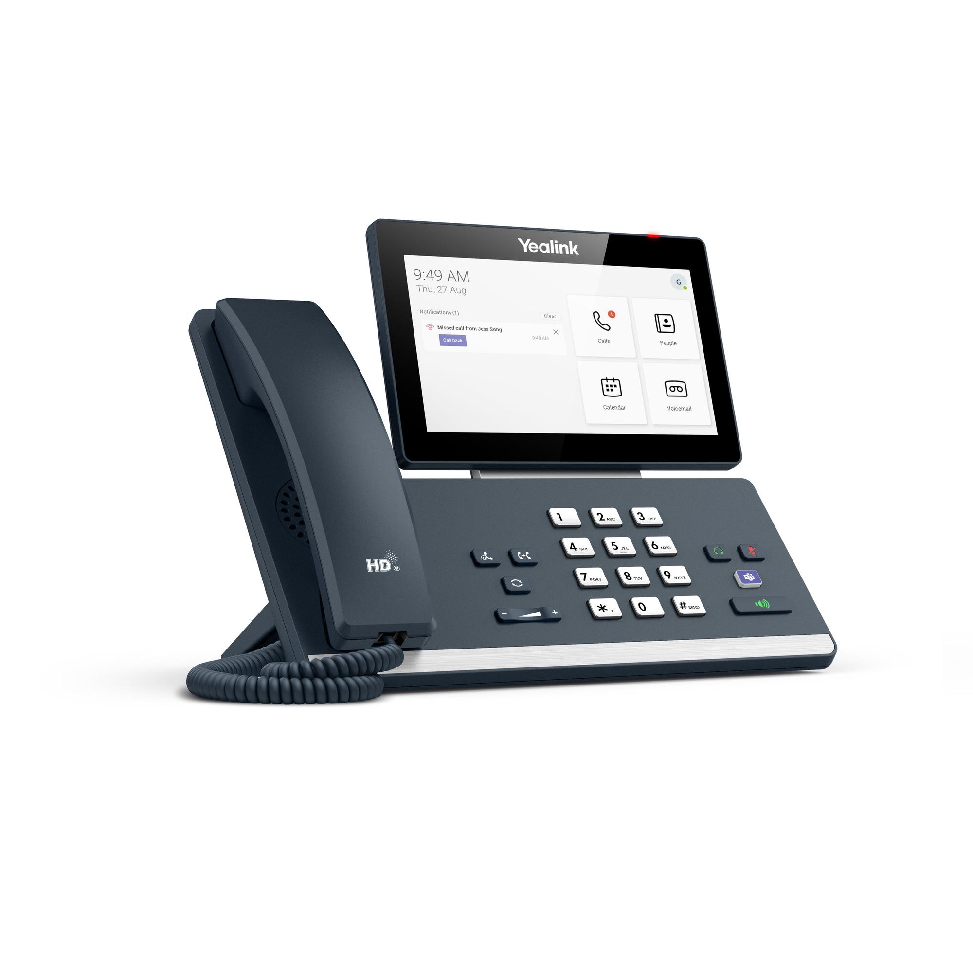 VoIP Yealink MP58 Teams Edition / IP Phone / 7" Touchscreen / Gigabit PoE / Wi-Fi / Bluetooth – Hiri