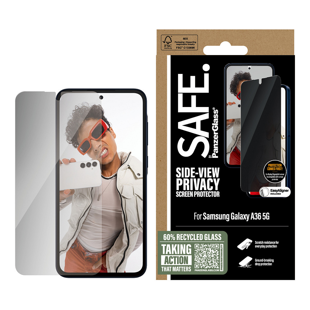 Aksesorë për telefon SAFE Privacy Screen Protector për Samsung Galaxy A36 5G - 2