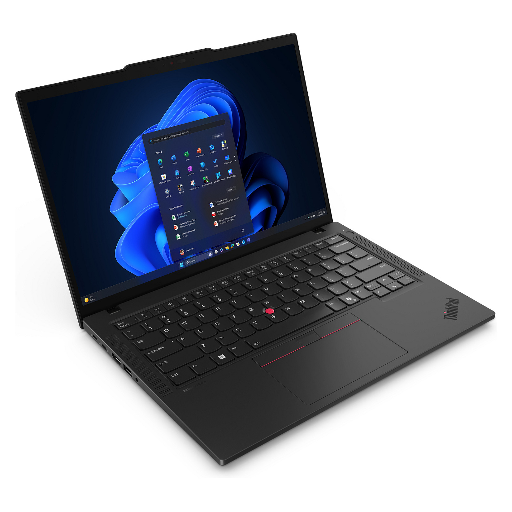 Laptop Lenovo ThinkPad T14 Gen 6 Copilot+ / Core Ultra 5 226V / 16GB LPDDR5X / 512GB / 14" WUXGA / Intel Arc 130V - Zezë - 9