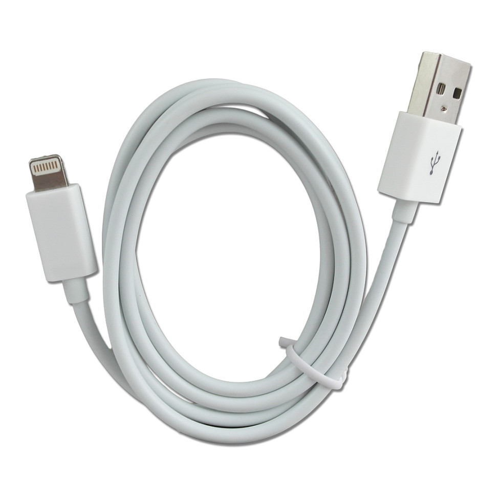 Kabllo 2GO 794888 / USB-A në Lightning / 1m – Bardhë