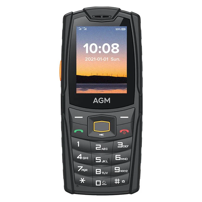 Telefon AGM Mobile M6 / 4G Rugged / speaker - e zezë - 3