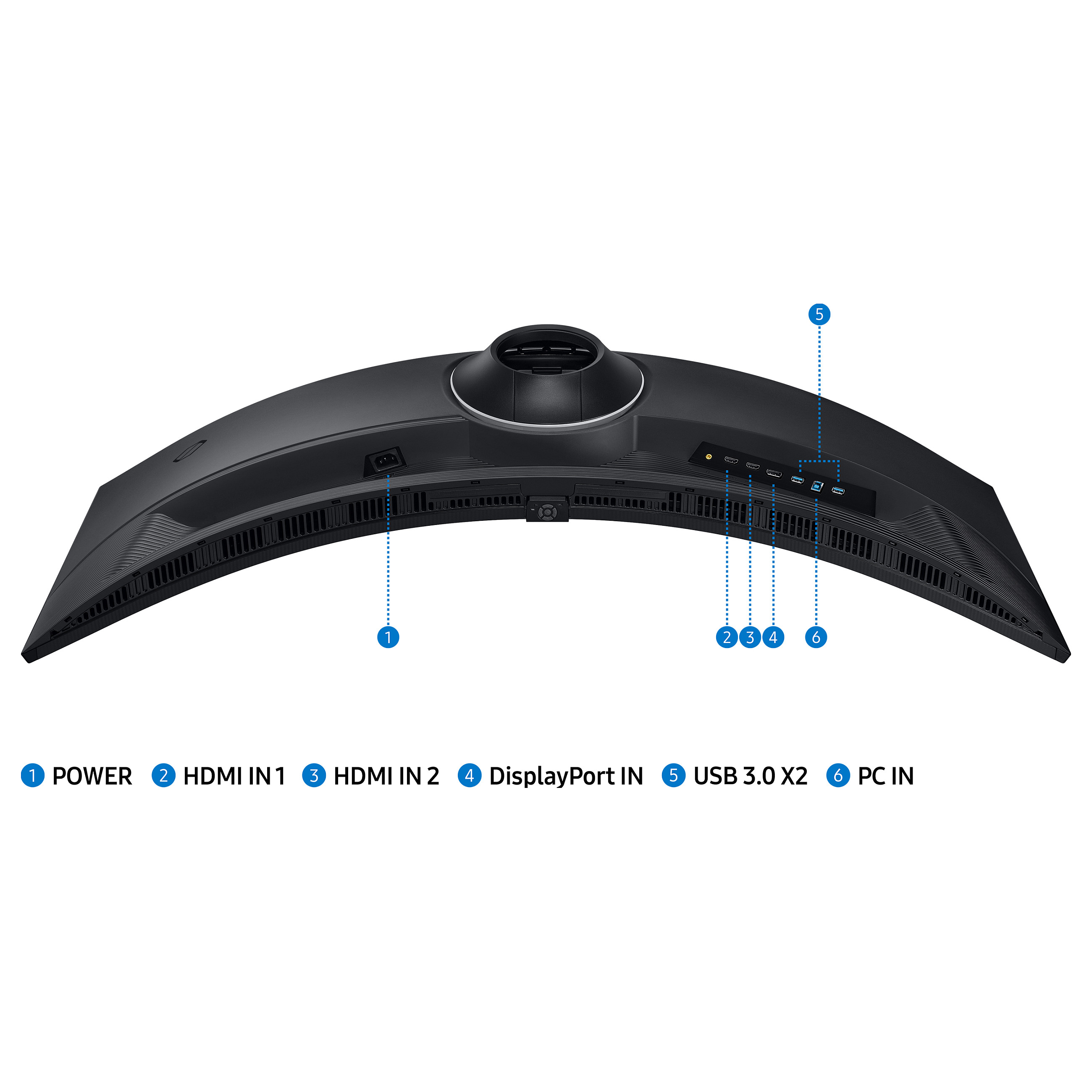 Monitor Samsung Odyssey G9 S49CG954EU / 49" / Dual QHD VA LED / 240 Hz / 1ms / USB + HDMI + DP / Curved  - Zezë - 21