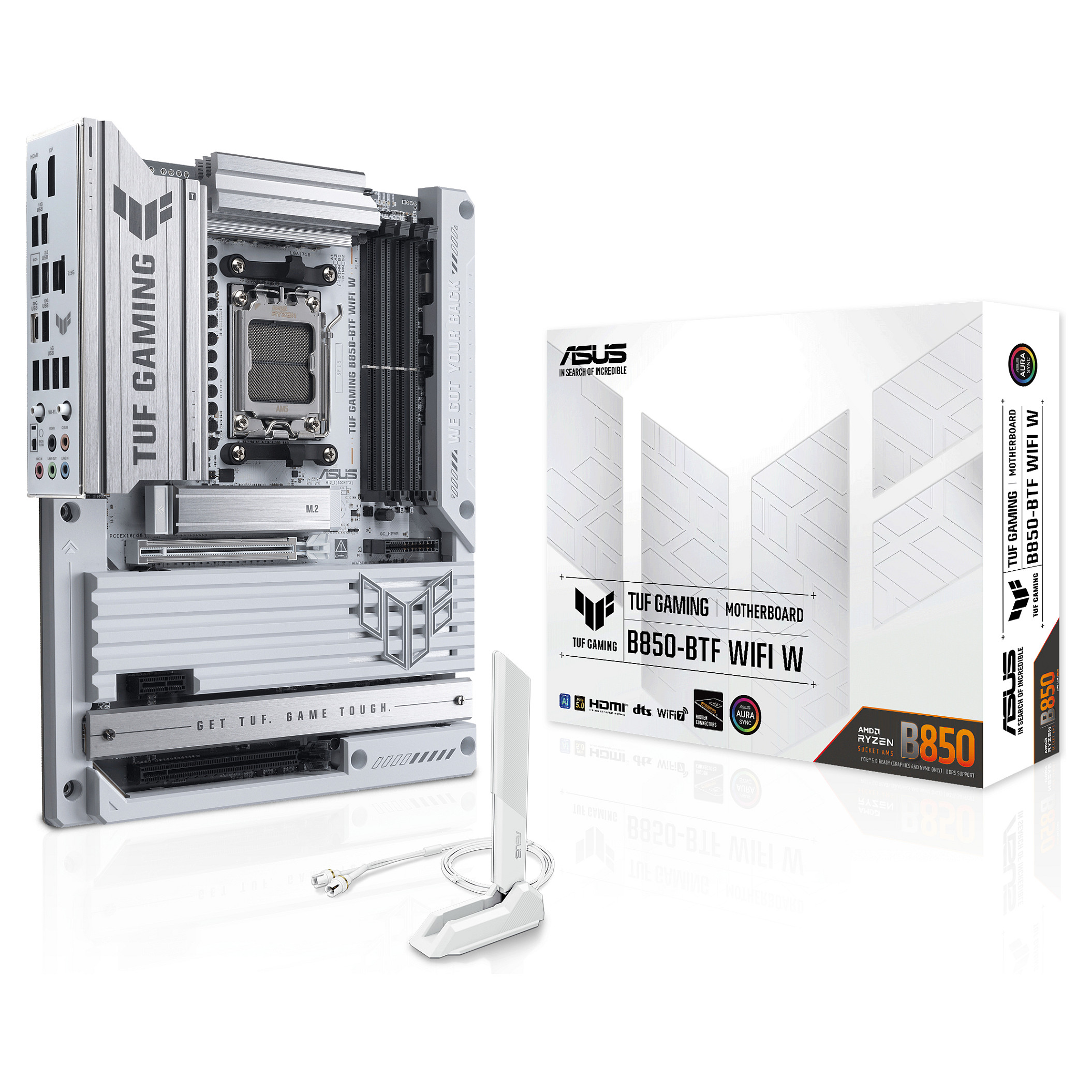 Pllakë Amë MB AMD ASUS TUF GAMING B850-BTF WIFI / AM5 / DDR5 / HDMI+DP - 1