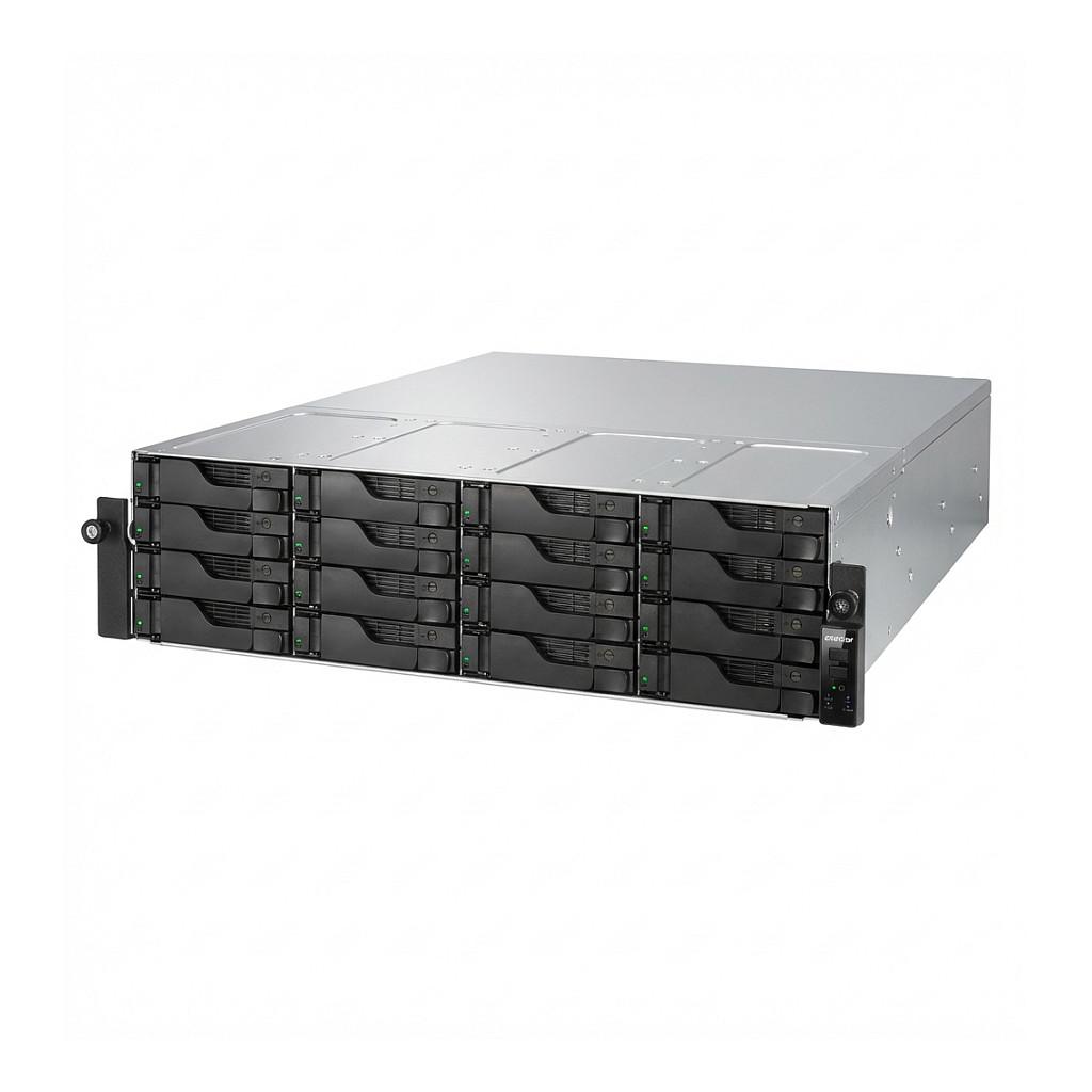 NAS ASUSTOR Lockerstor 16R Pro Gen2 AS7216RDX, 16 Bay, Ryzen 7 Pro 7745, 16GB DDR5 ECC, 2×10GbE, 2×1GbE, 3U Rackmount - Hiri