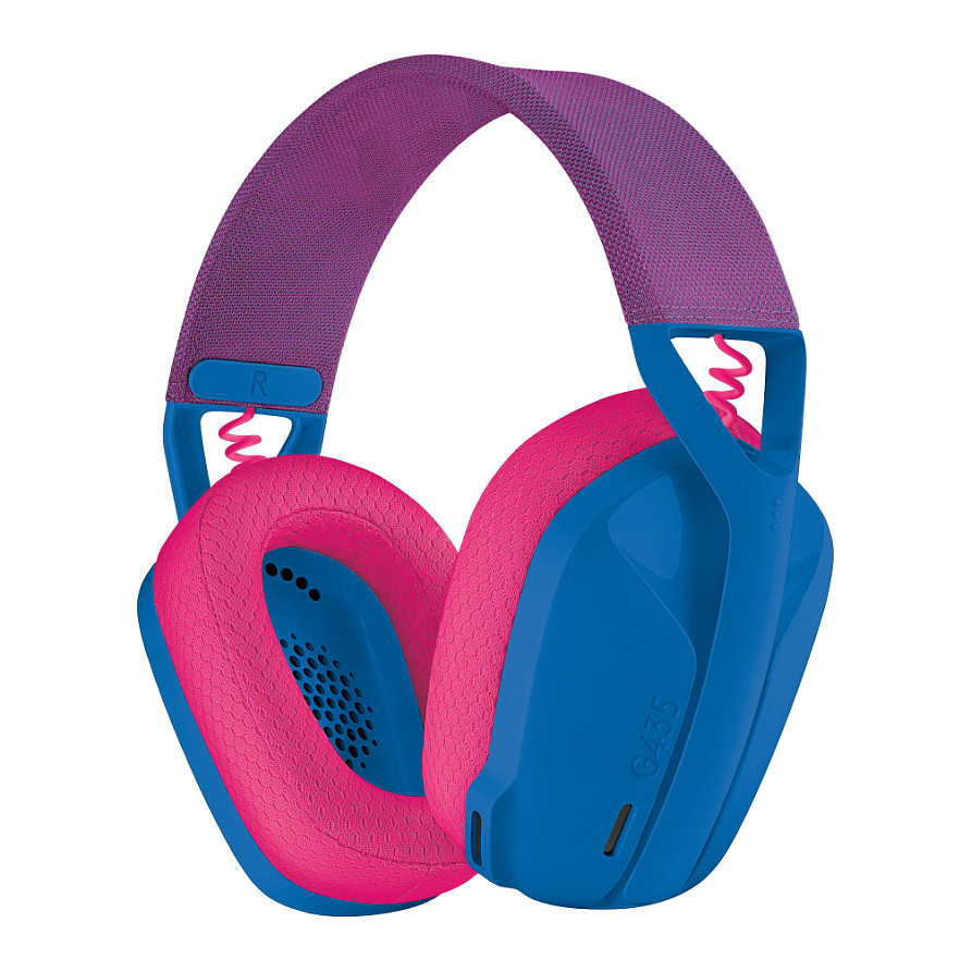 Kufje Gaming LOGITECH Lightspeed G435 / Bluetooth / Discord Certified / Blu - Pink - 1