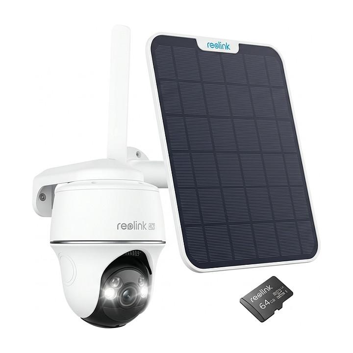 Kamerë Sigurie IP CCTV Reolink Go Series G440, 4K 8MP, 90°, 4G LTE, Pan & Tilt, IR 10 m, Color Night Vision, Solar Panel 2, IP64 - 1