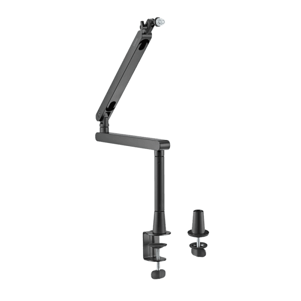 Aksesor për Mikrofon LogiLink AA0161 / Boom Arm / Alumini / 709mm / 2kg / 3/8" + 5/8" - Zezë