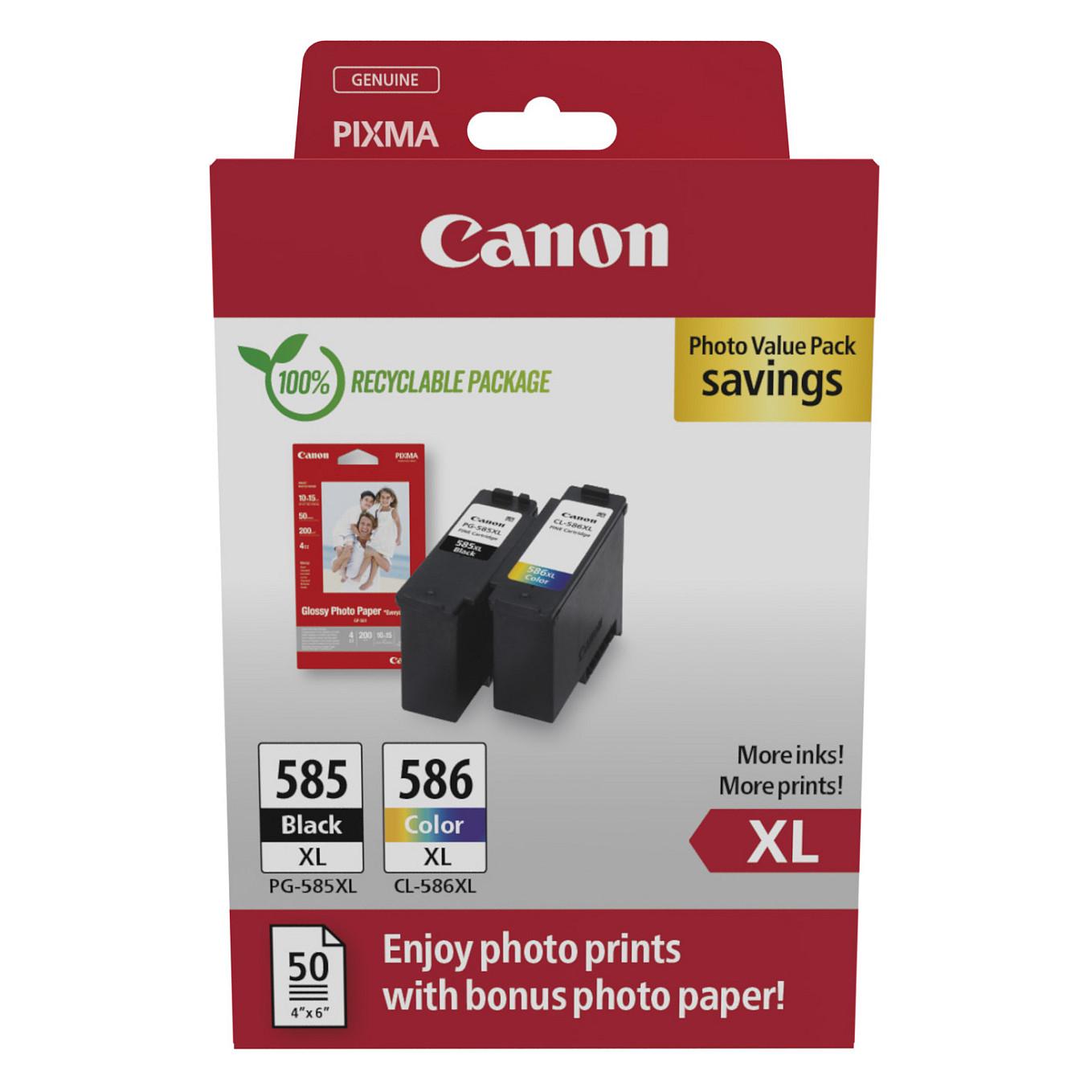 Ink Canon PG-585XL/CL-586XL PVP, set – Shumëngjyrëshe