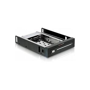 Këllëf për Disqe DeLOCK 47194, 2.5" SATA në Bay 3.5", 6Gb/s, Hot-Swap - Zezë - 2