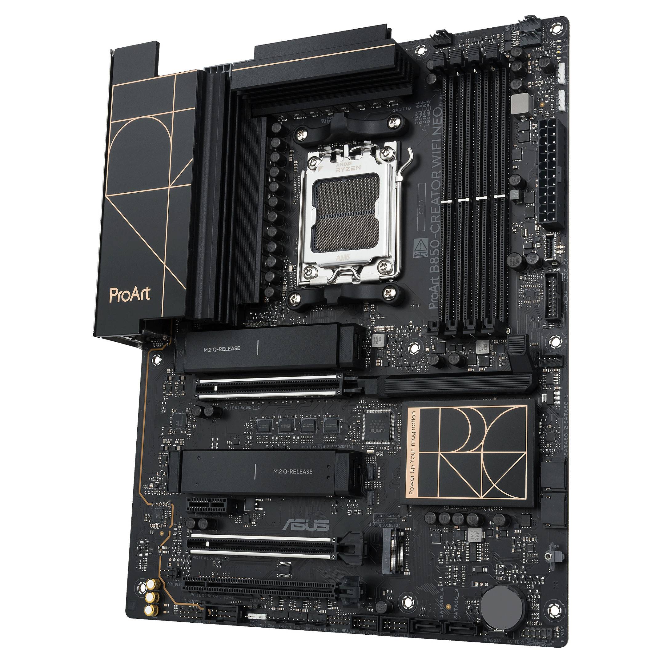 Pllakë Amë ASUS PROART B850-CREATOR WIFI NEO / AMD AM5 / B850 / DDR5 / ATX / Wi-Fi 7 / 5GbE LAN - 6