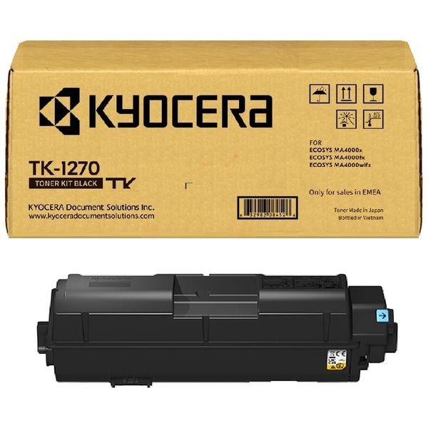 Toner Kyocera TK-1270 (1T0C140NL0) / 10,000 faqe – Zezë - 1