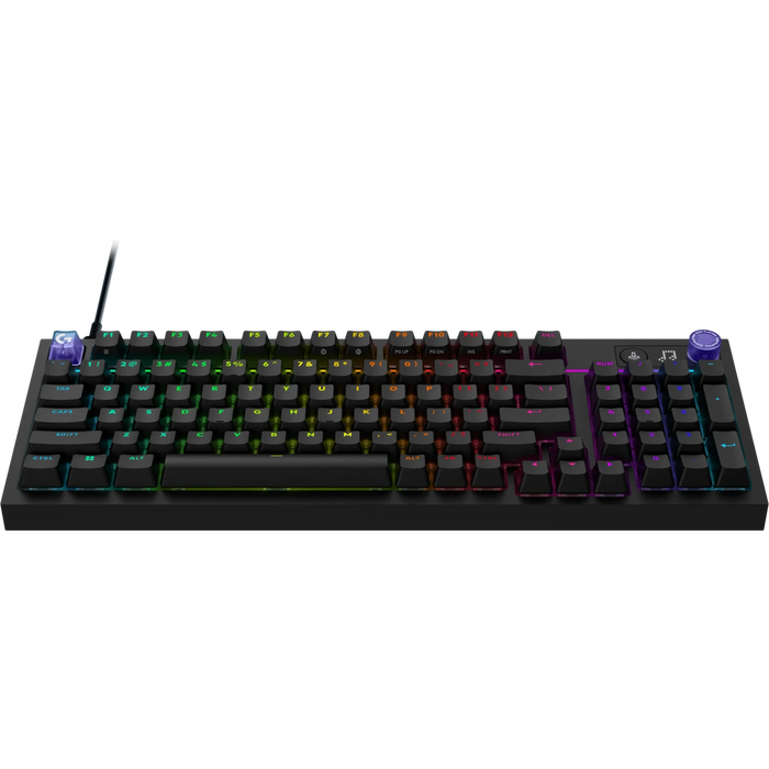 Tastierë Gaming Logitech G316 X 98 / Wired / Mekanike / 98% / AZERTY / Hot-Swappable / Tactile / LIGHTSYNC RGB / USB-C – Zezë