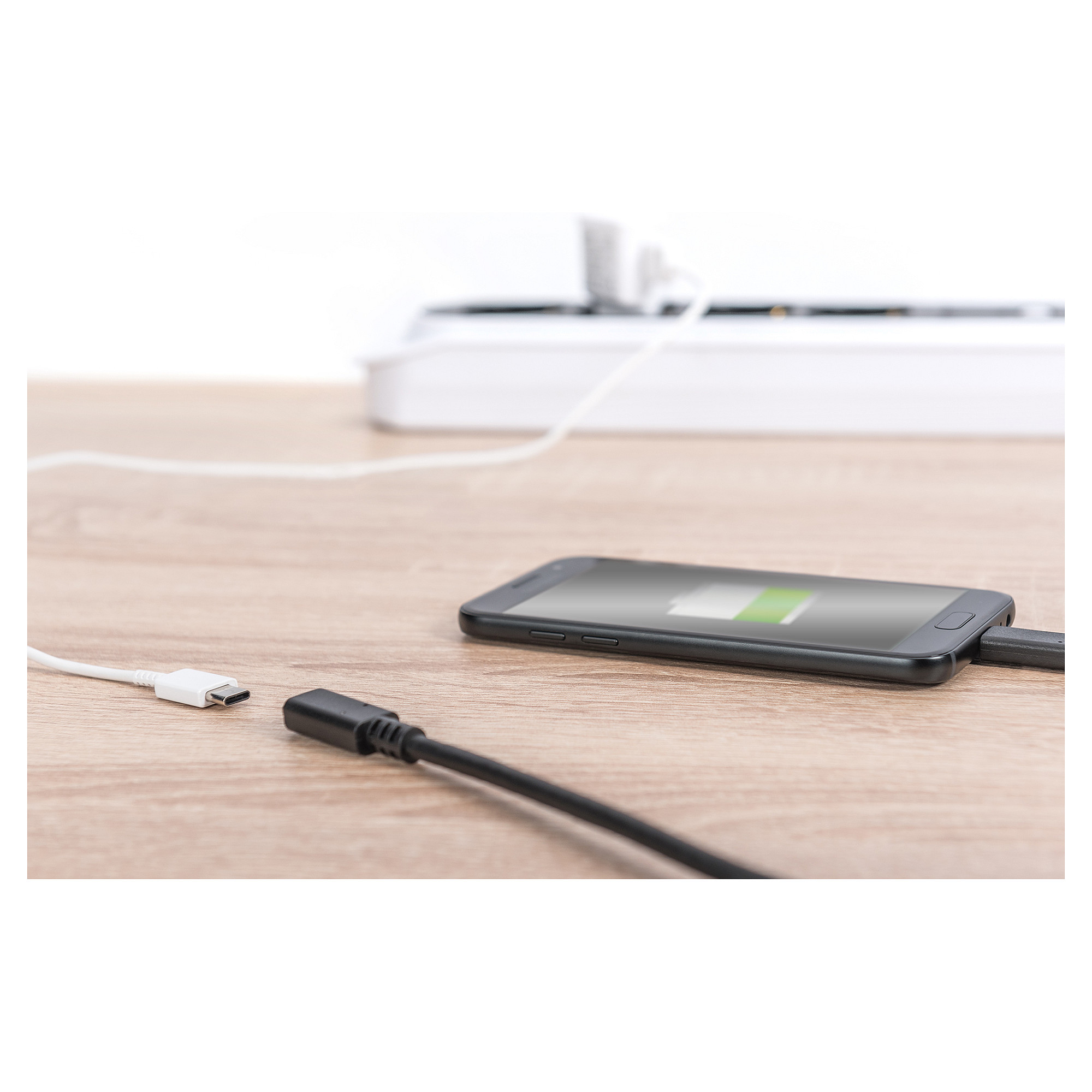 Kabllo USB DIGITUS USB 2.0 Type‑C → Type‑C Male/Female / 2 m – Zezë - 2
