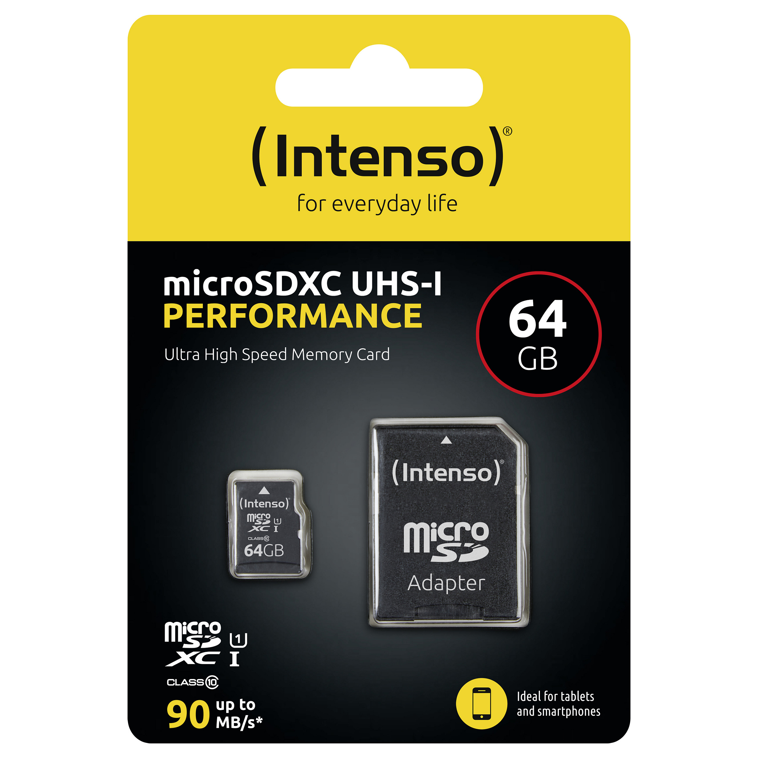 Kartë Memorie SD CARD 64GB Intenso 3424490 Micro - UHS-I - 2