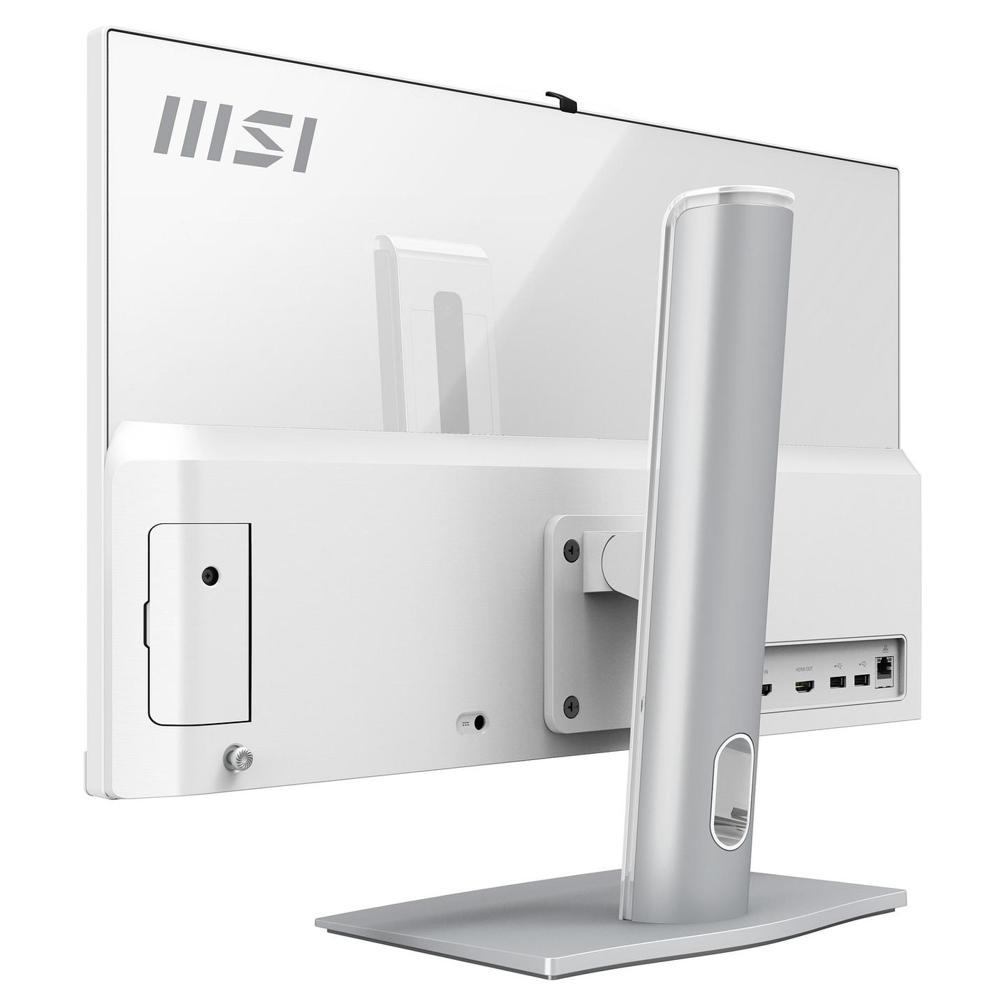 AIO MSI Modern AM242P 1M-2097EU, Core 7 150U, 16GB DDR5, 512GB, 23.8" FHD IPS, Intel Graphics, Maus - Bardhë - 9