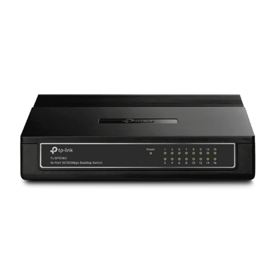 TP-Link TL-SF1016D 16-Port 10/100Mbps Unmanaged Desktop Switch Auto-MDI/MDIX – E Zezë
