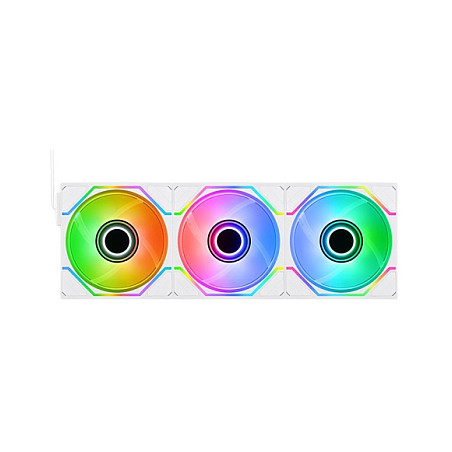 Ftohës për Kasë Thermaltake SWAFAN 120 EX INFINITY / 120mm / 500-2000 RPM / ARGB / PWM / 3-Pack – Bardhë - 3