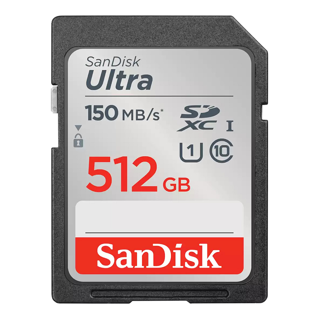 Kartë Memorie SanDisk Ultra / 512GB / SDXC / UHS-I / Class 10 / U1