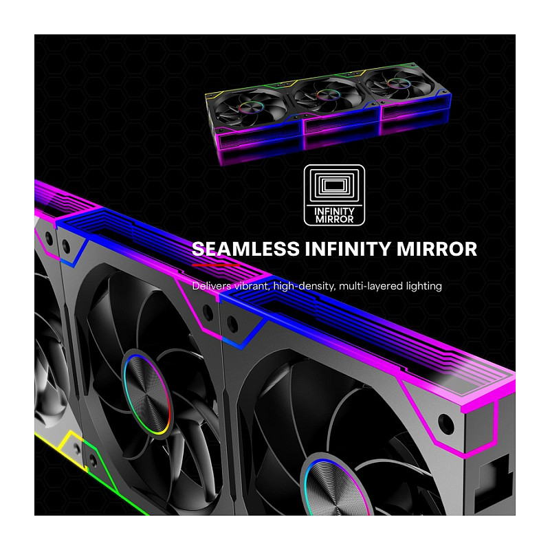 Ftohës për Kasë Xilence Gaming Series XPF360R.ARGB / 120mm / 1100-2000 RPM / ARGB / PWM / 3-Pack – Zezë - 8