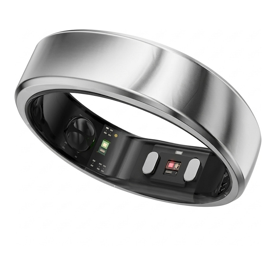 Smart Ring RingConn Gen 2 Air / Bluetooth / Rrahjet e Zemrës / SpO₂ / Monitorim i Gjumit - Argjendtë