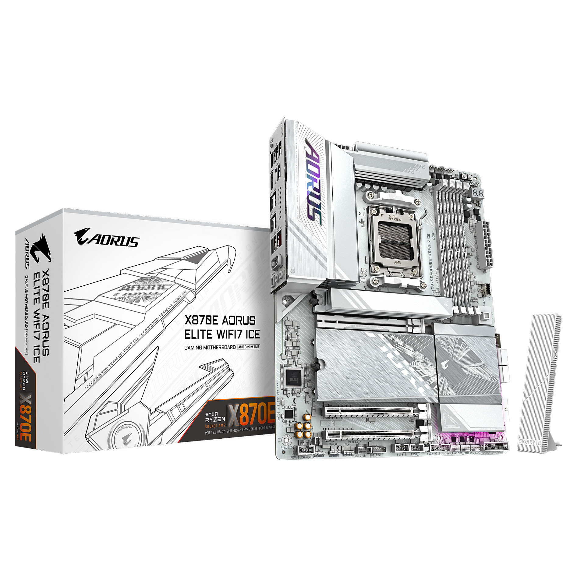 GA-X870E A ELITE WIFI7 ICE (AM5) (D) - 1