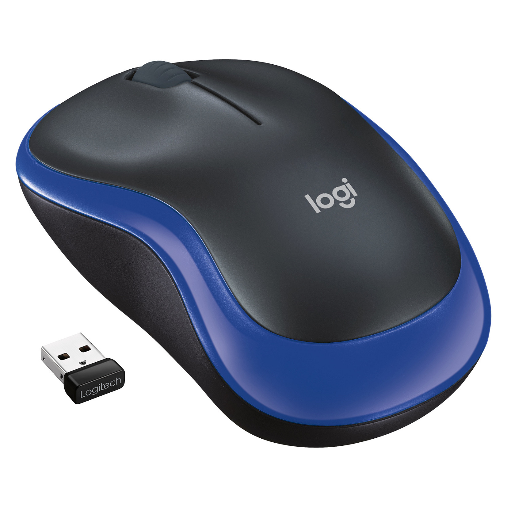 Maus Logitech M185 / Wireless / i kaltër, i zi - 1