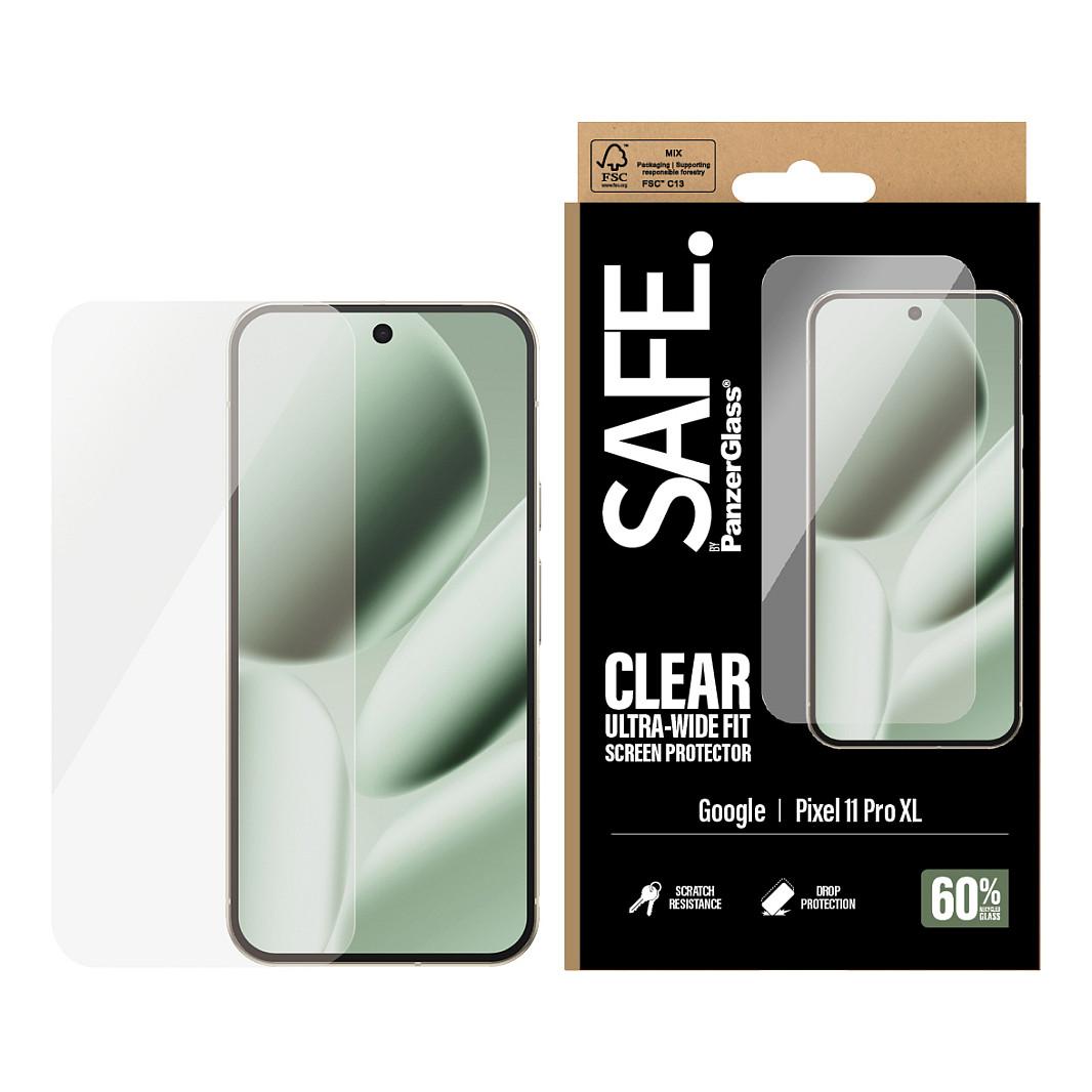 Mbrojtëse për Ekran PanzerGlass SAFE për Google Pixel 11 Pro XL, Ultra-Wide Fit - Transparente - 2