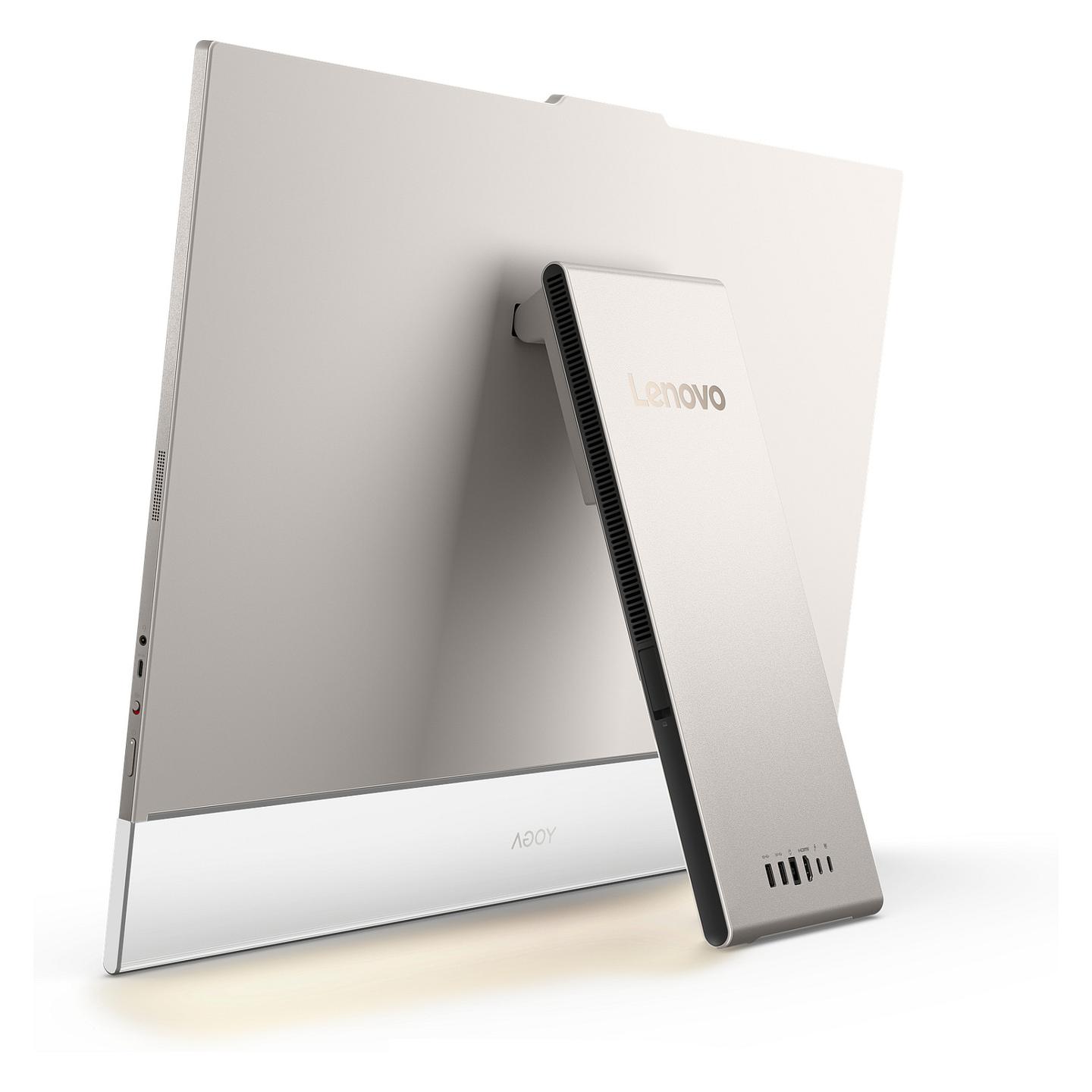 AIO Lenovo Yoga AIO 32IPH11, Core Ultra X7 358H, 32GB LPDDR5X, 2TB, 31.5" 4K OLED, Intel Arc B390 Graphics, Tastierë & Maus - Krem - 9