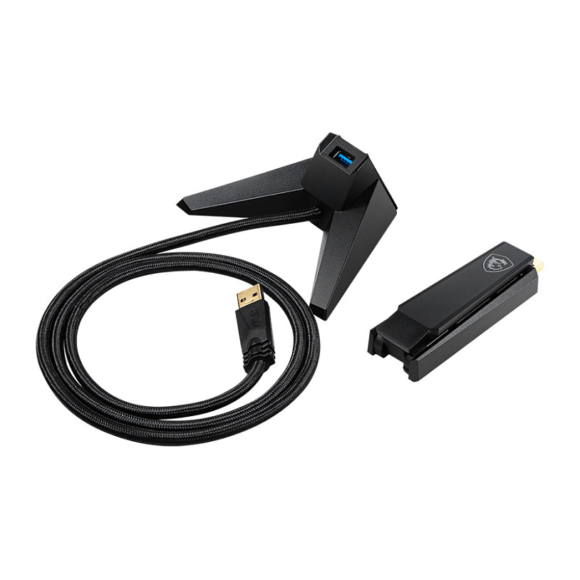 MSI AX1800 GUAX18 – Adapter USB Wi-Fi 6 Dual-Band, 1800Mbps, USB 3.2 Gen 1 - 5