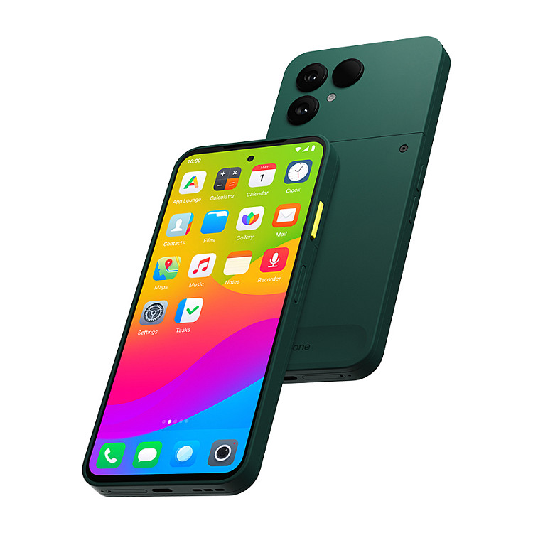 Telefon Fairphone (Gen 6) / 8GB / 256GB / 5G / Dual SIM - Gjelbër