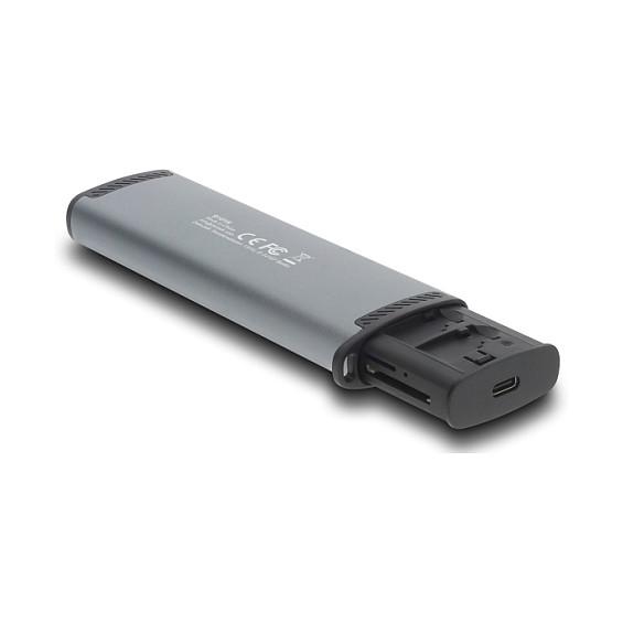 Lexues Kartelash DeLOCK 91018 / SD / microSD / USB 3.2 Gen 1 / USB-A / USB-C / 5 Gbit/s / 9 Fole për Kartela - Gri & Zezë - 3