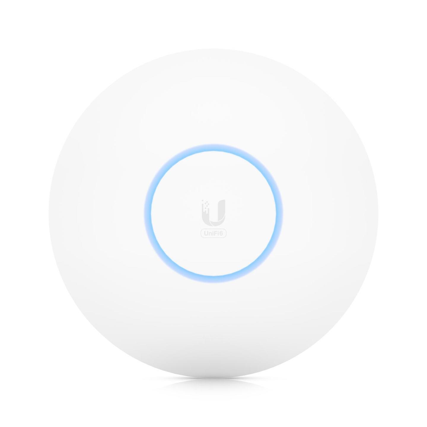 Access Point Ubiquiti UniFi U6 Pro / Wi-Fi 6 / 4x4 MU-MIMO 5GHz / 2x2 MU-MIMO 2.4GHz / 4.8Gbps / 1x GbE / PoE – Bardhë