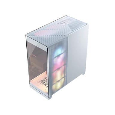 Kasë Midi CORSAIR 4500X LX RGB (Tempered Glass) – Bardhë - 1