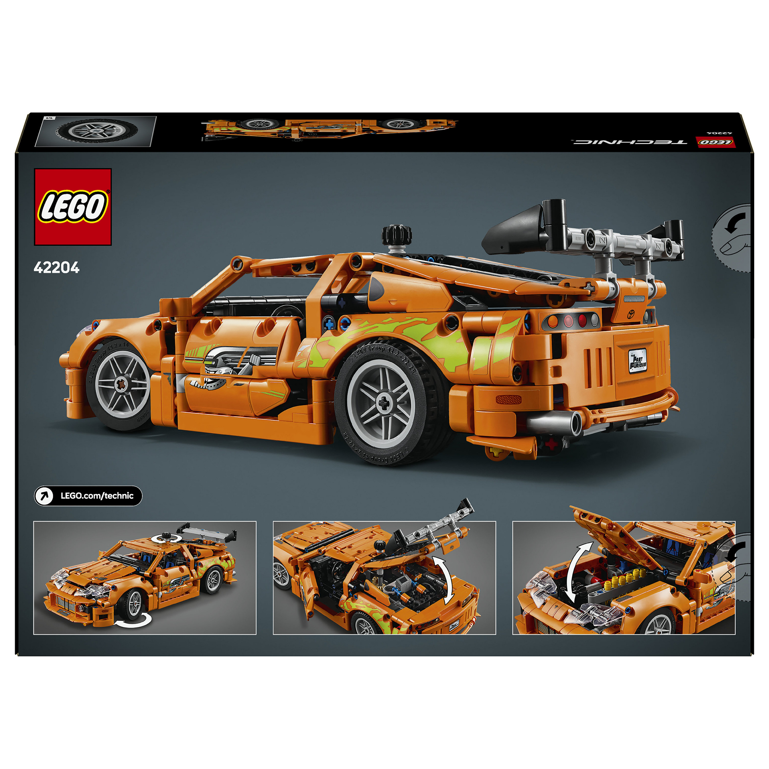 LEGO Technic Fast and Furious Toyota Supra 42204 - 14