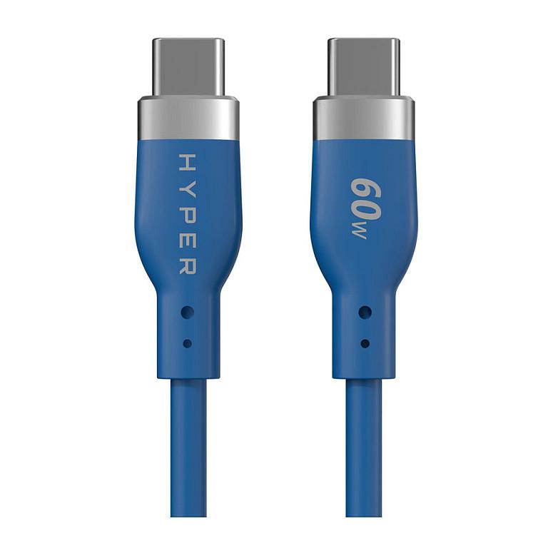 Kabllo USB Targus HyperJuice Flex, USB-C në USB-C, 1.5 m, 60 W, USB 2.0 - Blu