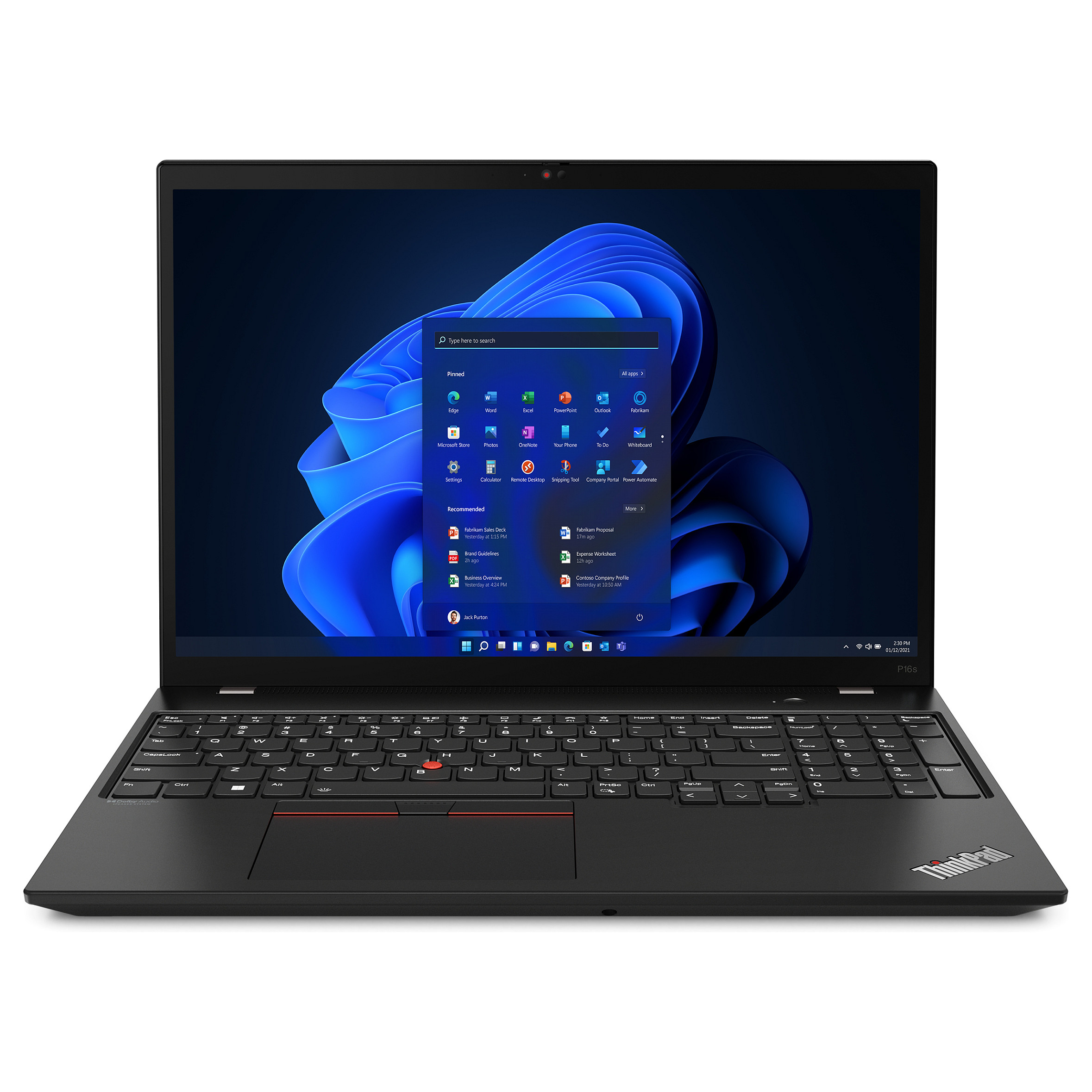 Laptop Lenovo ThinkPad P16s Gen 2 / Ryzen 7 PRO 7840U / 32GB LPDDR5x / 1TB / 16" WUXGA (Full HD+) IPS Touch / AMD Radeon 780M - Zezë
