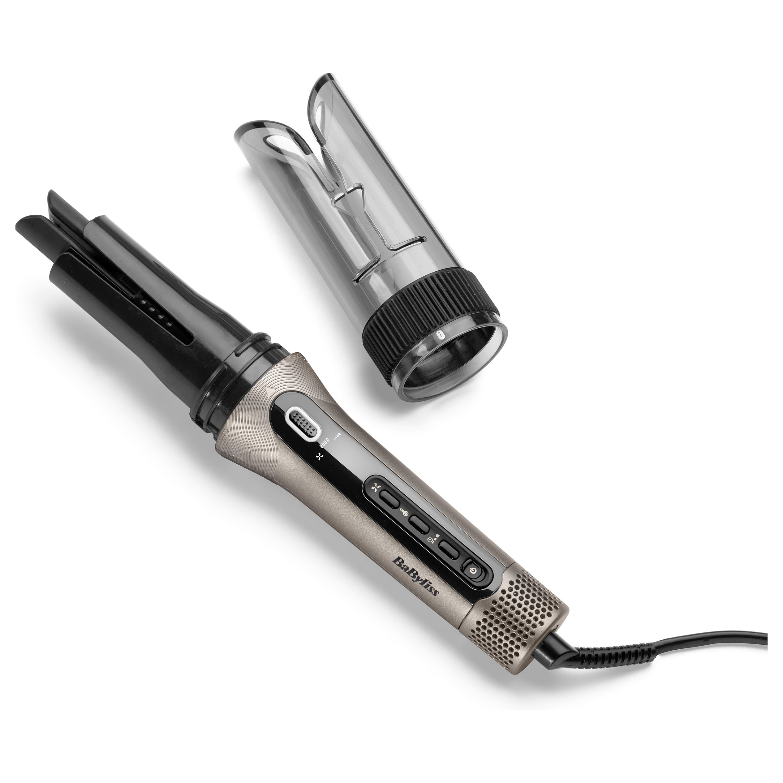 Stilues për flokë për kaçurrela BaByliss Style Secret Air C6688E / Auto-Curl / Ceramic 25mm / 4 Temperatura / 15–25s / 3 Drejtime – Gri/Zezë - 5