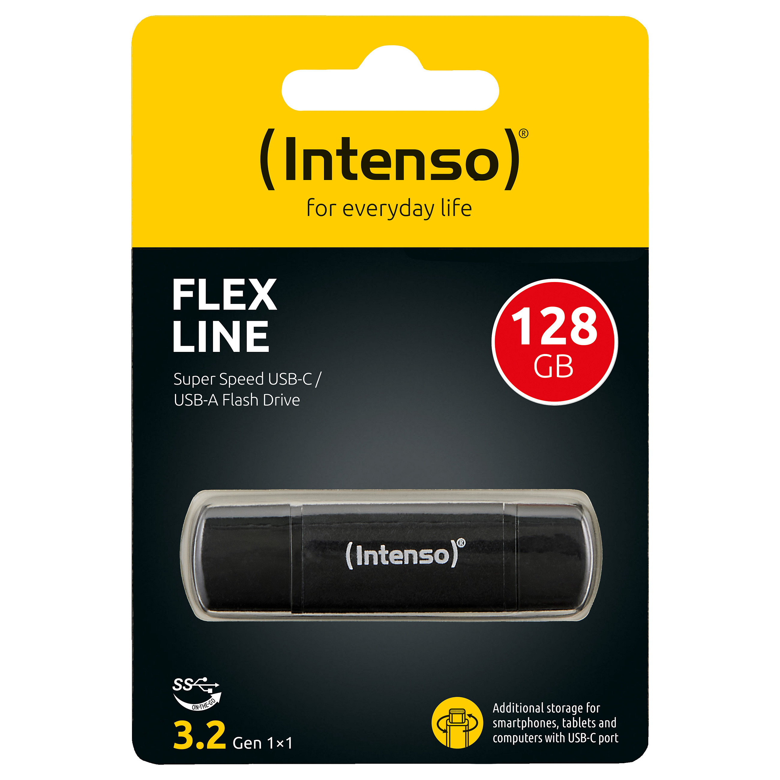 USB Flash Drive Stick Intenso Flex Line 128GB / USB-C and USB-A - 2