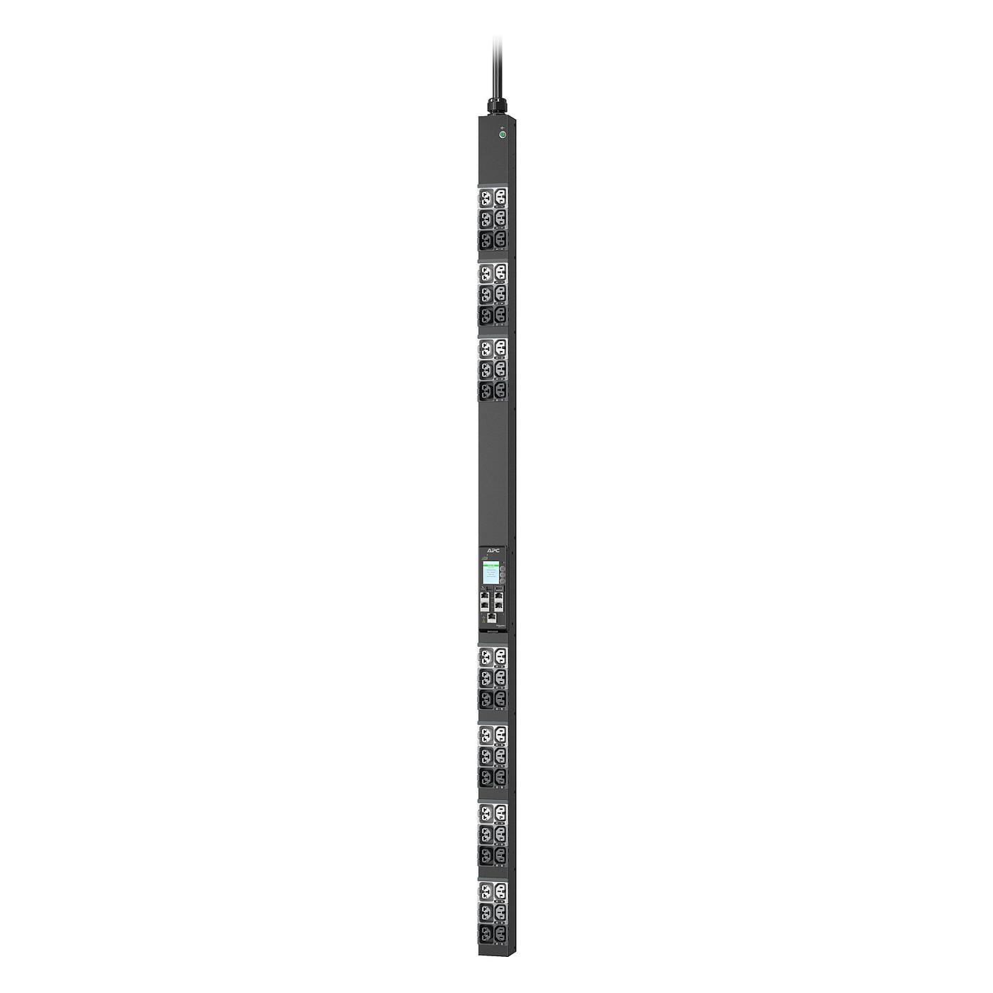PDU APC NetShelter Advanced Gen 2 APDU11250ME, Metered, 3-Fazor, 11.5 kW, 415 V, 21 Priza Kombinuese C13/C15/C19/C21, 21 Priza C13/C15, 0U – Zezë