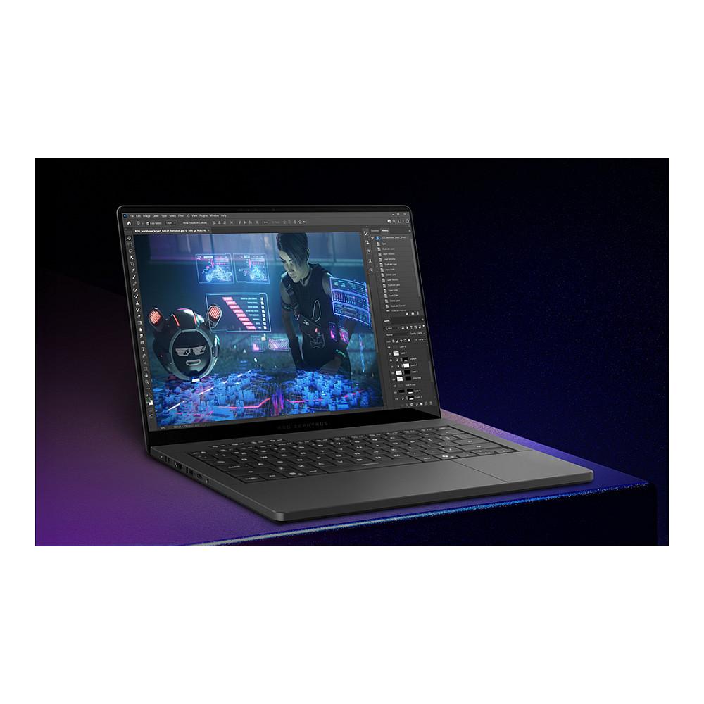 Laptop Gaming ASUS ROG Zephyrus G14 GU405AR-SY106W / Core Ultra 9 386H / 32GB LPDDR5X / 1TB / 14" 2.8K OLED 120Hz / RTX 5070 Ti 12GB – Bardhë - 12
