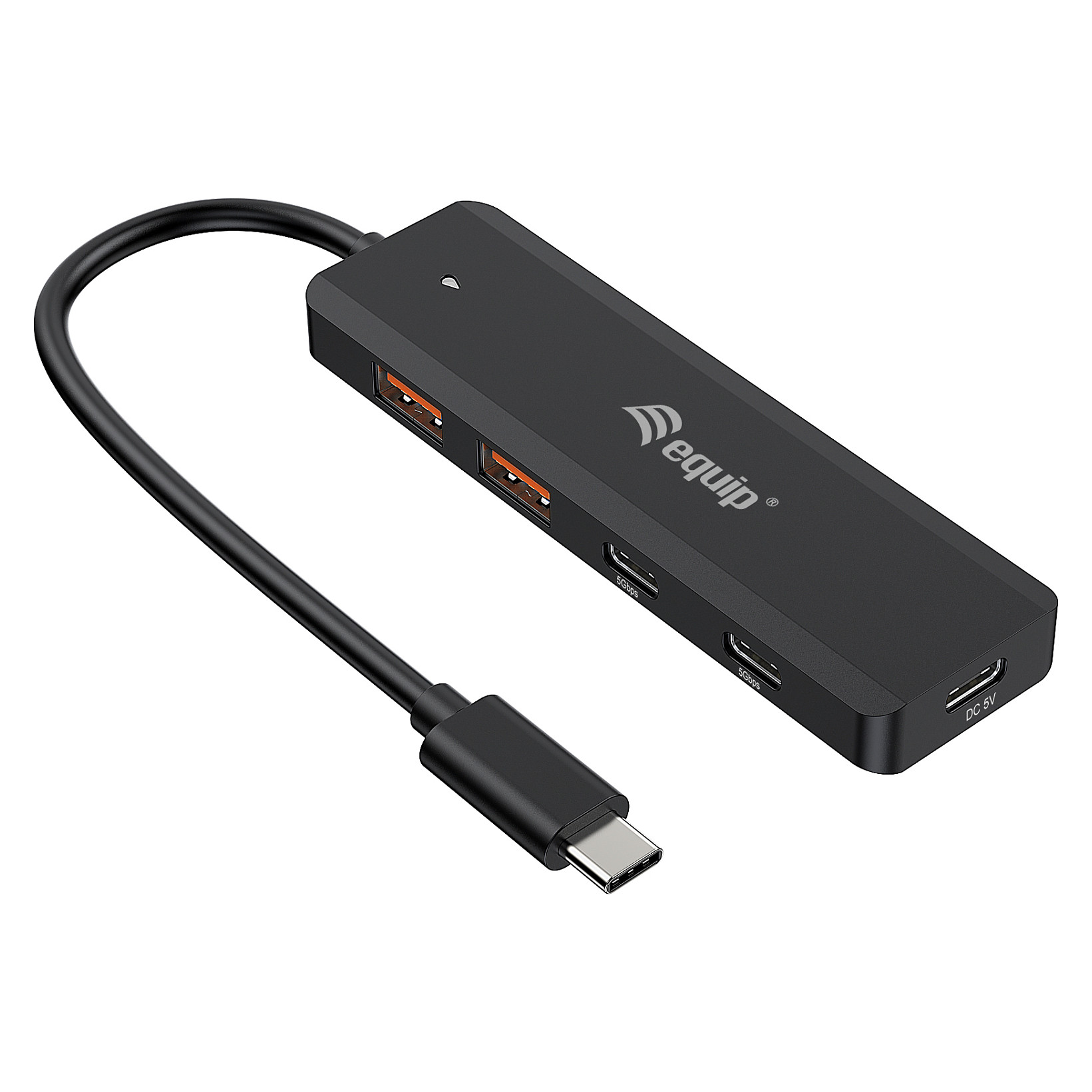 HUB Equip USB‑Hub 4‑Port 3.2 / 2×USB‑C 2×USB‑A 10 Gbps – Zezë - 1