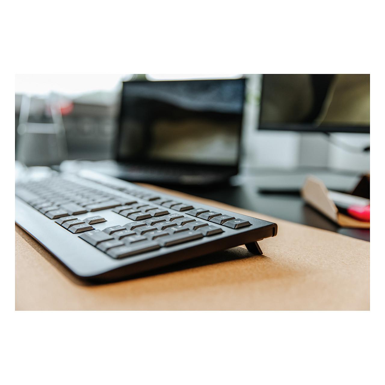 Tastierë Pa kabllo CHERRY KW 3000, USB, Full-Size, Island-Style, 2.4GHz, AZERTY, FR-Layout - Zezë - 3