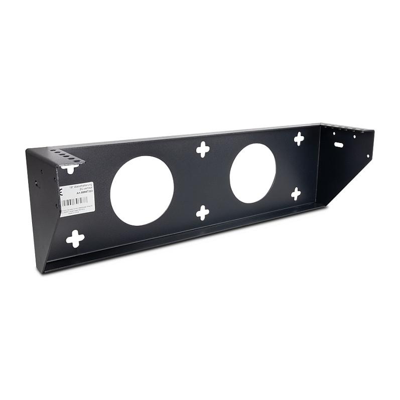 Mbajtëse për Rack Inter-Tech IPC 19" / Montim në Mur / 2U / Thellësi 117mm / Vertikale - Zezë