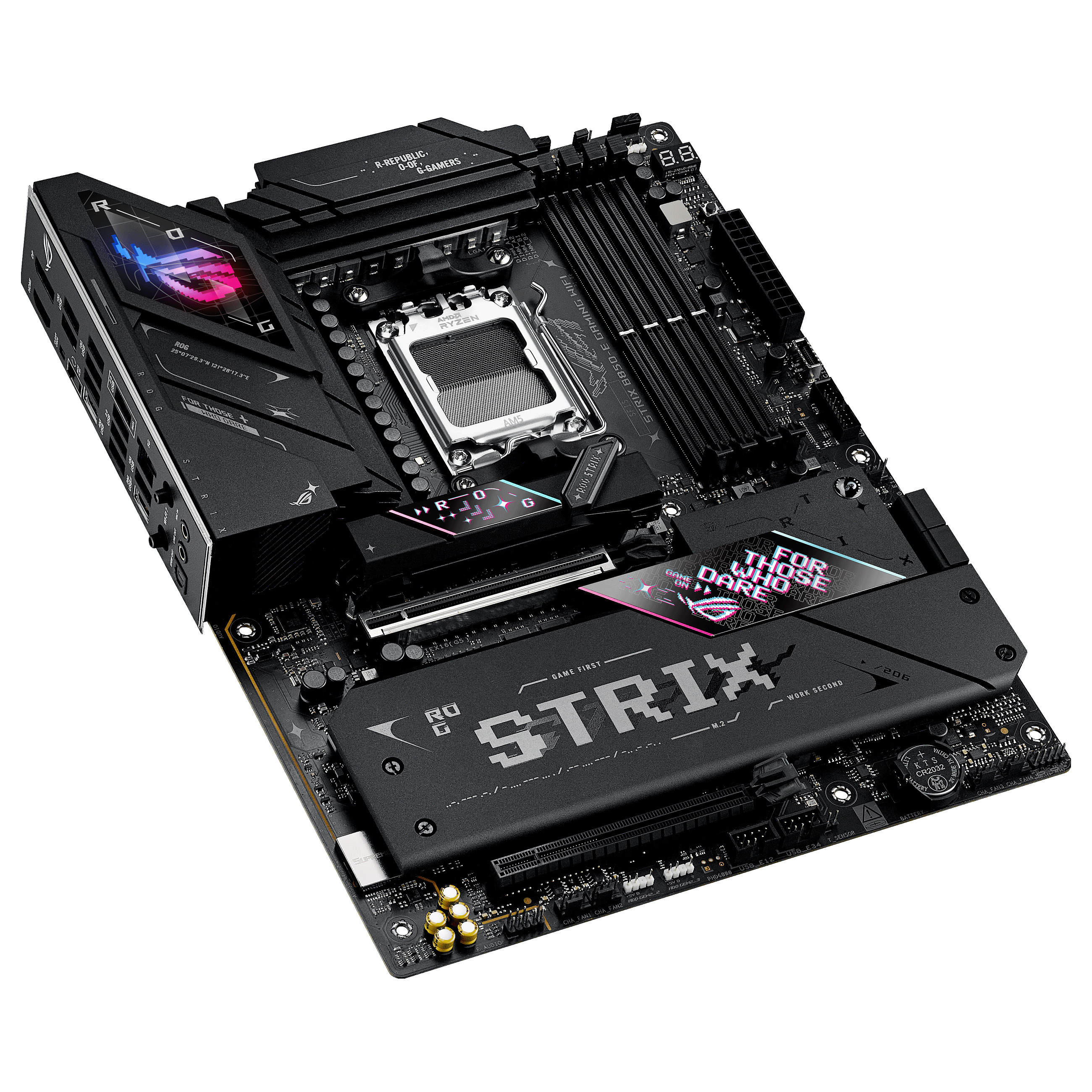 Pllakë Amë AMD AM5 ASUS ROG STRIX B850-E Gaming WIFI / DDR5 / HDMI+DP - 9