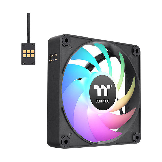 140mm Thermaltake CT140 EX ARGB Sync PC Cooling Fan 3 Pack - 1